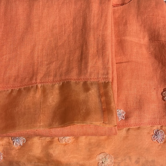 Muse Light Orange Top and Pants Set size 4P - Picture 11 of 11